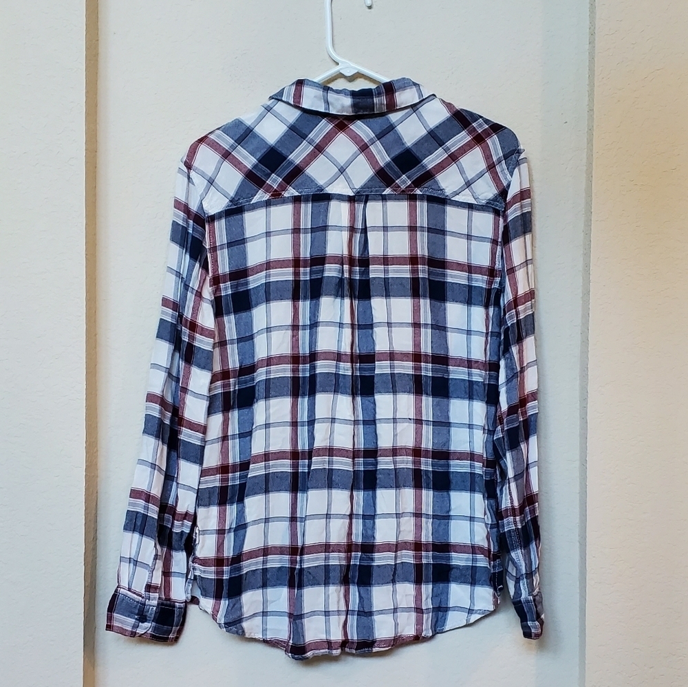 Garage L/S Plaid Shirt.  Size Medium - Picture 3 of 4